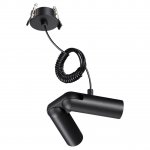 База встраиваемая для ввода питания с гибким угловым соединителем «L» и проводом-подвесом (длина про Novotech 359386 GLAT