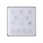 Беспроводной пульт дистанционного управления (настенная панель) (2.4G + Mesh) для арт. 359362-359377 Novotech 359393 GLAT