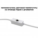 Светильник влагозащищенный встраиваемый светодиодный с переключателем цветовой температуры Novotech 359434 LARGO