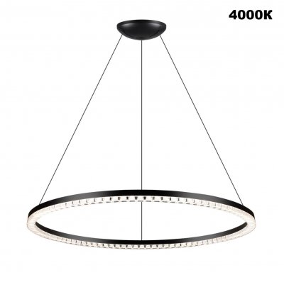 359711 LEDO NT25 000 черный Светильник подвесной диммир. со сменой цв.темпер. (пульт ДУ/прилож. Smart Life) IP20 LED 70W 220-240V 1800-4000К MONILE