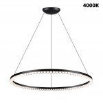 359711 LEDO NT25 000 черный Светильник подвесной диммир. со сменой цв.темпер. (пульт ДУ/прилож. Smart Life) IP20 LED 70W 220-240V 1800-4000К MONILE