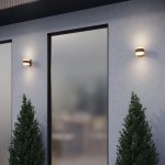 359720 STREET NT25 716 черный Светильник ландшафтный с переключателем цв. температуры IP65 LED 16W 100-240V 2700К/3200К/4000К ESTIMA