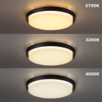 359721 STREET NT25 682 черный Светильник ландшафтный с переключ. цветовой температуры IP65 LED 30W 220-240V 2700К\3200К\4000К VIRTUO