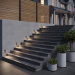 359724 STREET NT25 766 черный Подсветка для лестниц с переключателем цв. температуры IP65 LED 3W 100-240V 2700К\3200К\4000К SCALA