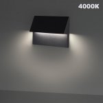 359725 STREET NT25 766 черный Подсветка для лестниц с переключателем цв. температуры IP65 LED 3W 100-240V 2700К\3200К\4000К SCALA