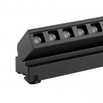 359737 PORT NT25 240 черный Светильник однофазный двухжильный трековый с переключ. цв. температуры IP20 LED 18W 180-265V 2700К/3200К/4000К EOS