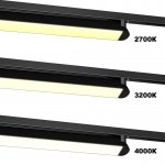 359792 PORT NT25 236 черный Светильник однофазный двухжильный трековый с переключ. цв. температуры IP20 LED 24W 180-265V 2700К/3200К/4000К ITER