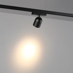 359803 PORT NT25 246 черный Светильник трековый однофазный двухжильный IP20 LED 10W 180-265V 3000К SOLETTE