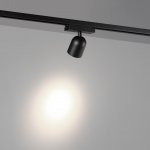 359804 PORT NT25 246 черный Светильник трековый однофазный двухжильный IP20 LED 10W 180-265V 4000К SOLETTE