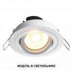 359811 DIOD NT25 484 черный Модуль светодиодный в комплекте с драйвером IP20 LED 10W 3000К 180-265V MOD