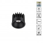 359815 DIOD NT25 488 черный Модуль светодиодный с переключ. цв. температуры и мощности IP20 LED 6/8/10W 180-265V 2700К\3200К\4000К MOD