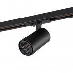 359913 PORT NT26 000 черный Светильник однофазный трехжильный трековый IP20 LED 15W 220-240V 3000К SELENE