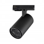 359913 PORT NT26 000 черный Светильник однофазный трехжильный трековый IP20 LED 15W 220-240V 3000К SELENE