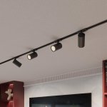 359915 PORT NT26 000 черный Светильник однофазный трехжильный трековый IP20 LED 15W 220-240V 4000К SELENE