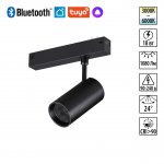 359959 PORT черный Трековый светодиодный светильник диммир. со сменой цв.температуры, пульт ДУ/Tuya Smart Life LED 18W 90-240V VECTOR