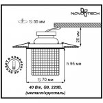 Встраиваемый светильник Novotech 369517 VETRO
