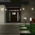 Светильник ландшафтный настенный Novotech 370775 ZEBRA