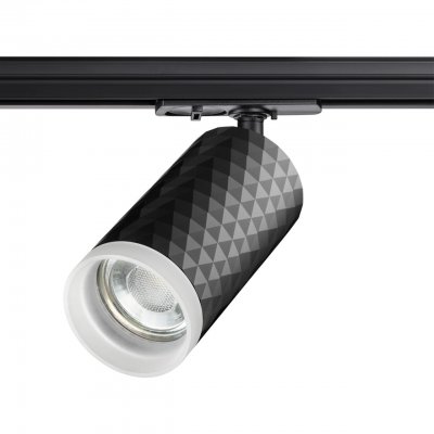 Светильник трековый для однофазного двухжильного (универсального) шинопровода Novotech 370849 BRILL