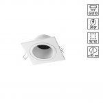 371001 WIR NT25 000 белый Светильник встраиваемый IP20 GU10 50W 220-240V MORUS