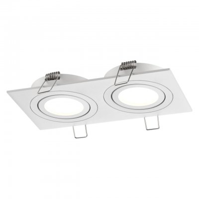 371021 WIR NT25 577 белый Светильник встраиваемый поворотный IP20 GU10 2*50W 220-240V MORUS 371021 WIR NT25 577 белый Светильник встраиваемый поворотный IP20 GU10 2*50W 220-240V MORUS