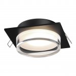 371028 WIR NT25 570 черный Светильник встраиваемый IP20 GX53 12Вт 220-240V GEM