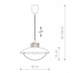 Люстра подвесная Nowodvorski UFO BLACK 050/01