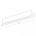 Накладной светильник Nowodvorski Midi Led 10056