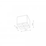 Накладной светильник Nowodvorski Midi Led 10057