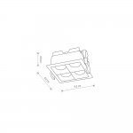 Встраиваемый светильник Nowodvorski Midi Led 10064