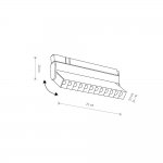 Трековый светильник Nowodvorski Focus Led 10145