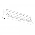 Трековый светильник Nowodvorski Focus Led 10151