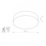 Потолочный cветильник Nowodvorski Arena Black (Cерия Arena, Цвет Черный) арт. 10177