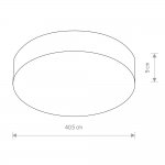 Потолочный cветильник Nowodvorski Arena Silver (Cерия Arena, Цвет Серебро) арт. 10182