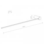 Настенный светильник Nowodvorski Arm Led L Black (Cерия Arm Led L, Цвет Черный) арт. 10367