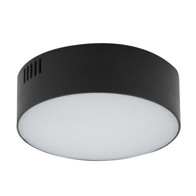 Потолочный cветильник Nowodvorski Lid Round Led Black (Cерия Lid Led, Модель круглая, Цвет Черный) арт. 10406