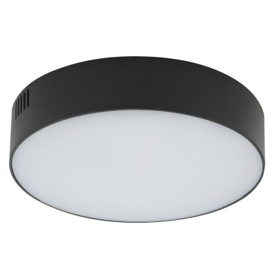 Потолочный cветильник Nowodvorski Lid Round Led Black (Cерия Lid Led, Модель круглая, Цвет Черный) арт. 10407
