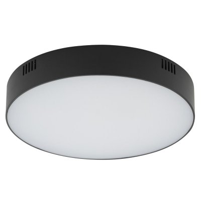 Потолочный cветильник Nowodvorski Lid Round Led Black (Cерия Lid Led, Модель круглая, Цвет Черный) арт. 10408