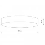 Потолочный cветильник Nowodvorski Lid Round Led Black (Cерия Lid Led, Модель круглая, Цвет Черный) арт. 10410