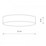 Потолочный cветильник Nowodvorski Lid Round Led Black (Cерия Lid Led, Модель круглая, Цвет Черный) арт. 10417