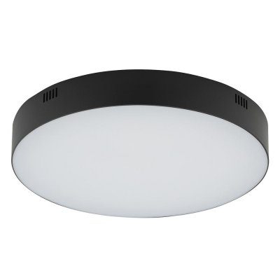 Потолочный cветильник Nowodvorski Lid Round Led Black (Cерия Lid Led, Модель круглая, Цвет Черный) арт. 10418