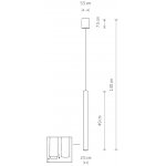 Потолочная люстра Nowodvorski Laser 490 10451