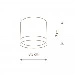 Накладной светильник Nowodvorski Silba White (Cерия Silba, Цвет Белый) арт. 10476