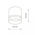 Накладной светильник Nowodvorski Cres White (Cерия Cres, Цвет Белый) арт. 10478