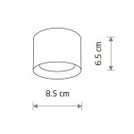 Потолочный cветильник Nowodvorski Maun Black (Cерия Maun, Цвет Черный) арт. 10482