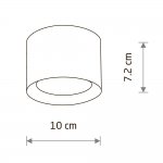 Потолочный cветильник Nowodvorski Bol Black (Cерия Bol, Цвет Черный) арт. 10484