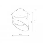 Встраиваемый светильник Nowodvorski Vis Black (Cерия Vis, Цвет Черный) арт. 10485