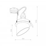 Встраиваемый светильник Nowodvorski Solta White (Cерия Solta, Цвет Белый) арт. 10492