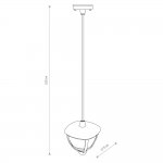 Уличный подвесной светильник Nowodvorski Amelia Black (Cерия Amelia, Цвет Черный) арт. 10496