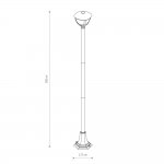 Уличный светильник Nowodvorski Amelia Black (Cерия Amelia, Цвет Черный) арт. 10498