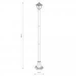 Уличный светильник Nowodvorski Ana Black (Cерия Ana, Цвет Черный) арт. 10502